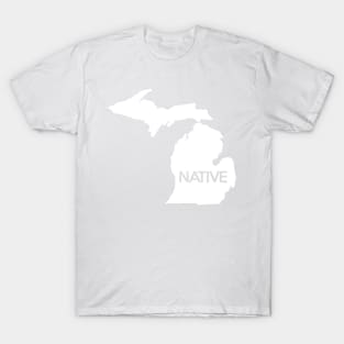 Michigan Native MI Pride Detroit Home T-Shirt